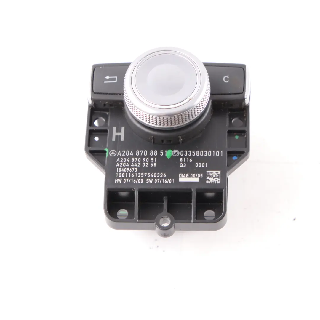 Mercedes W204 Navigation Switch Comand Control Panel Knob Button - SKU A2048708851 - Part number A2048708851