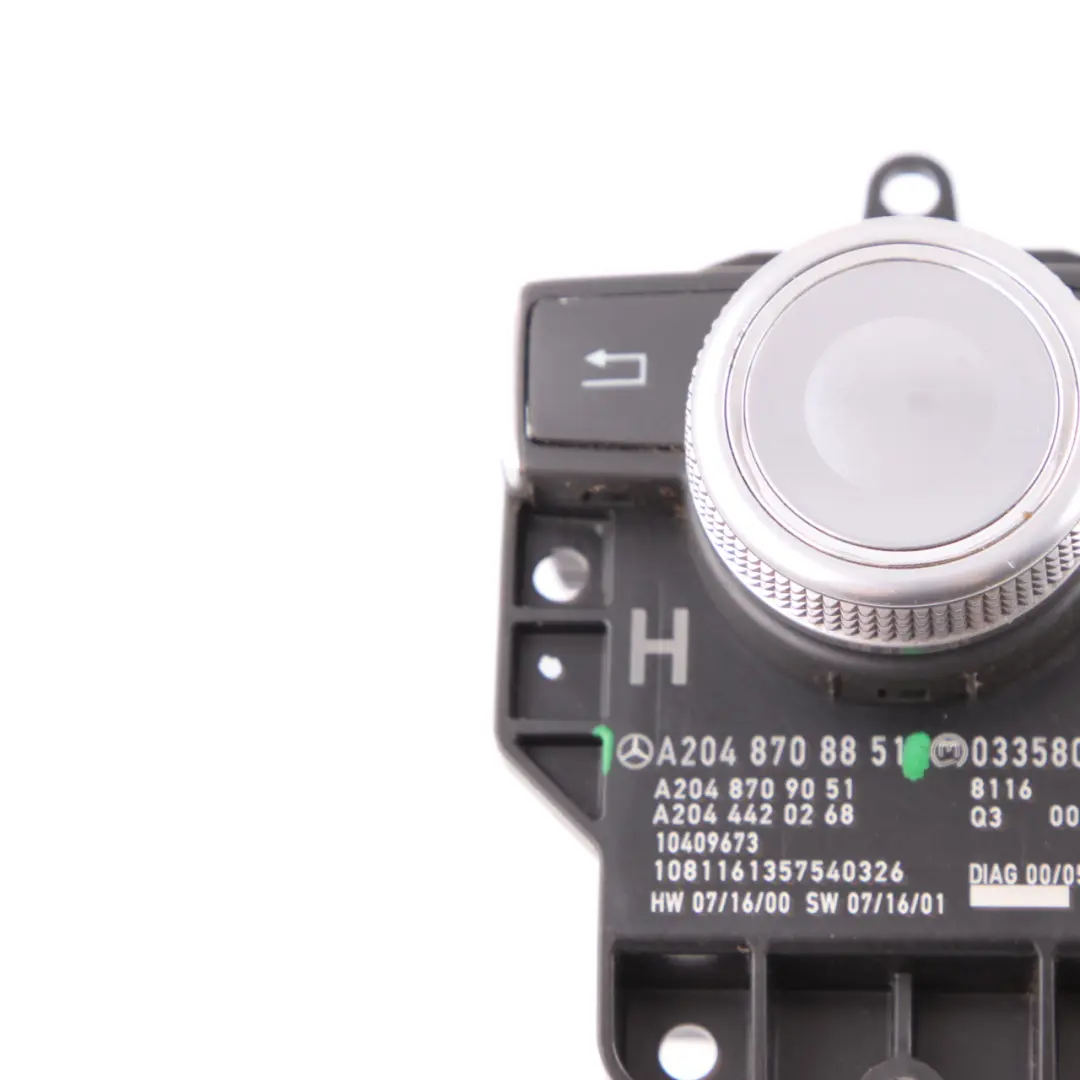 Mercedes W204 Navigation Switch Comand Control Panel Knob Button - SKU A2048708851 - Part number A2048708851