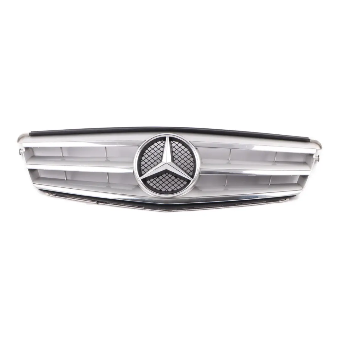 Mercedes W204 Capó Rejilla Delantera Radiador Beam Plata Cromo - SKU A2048800023 - Número de pieza A2048800023