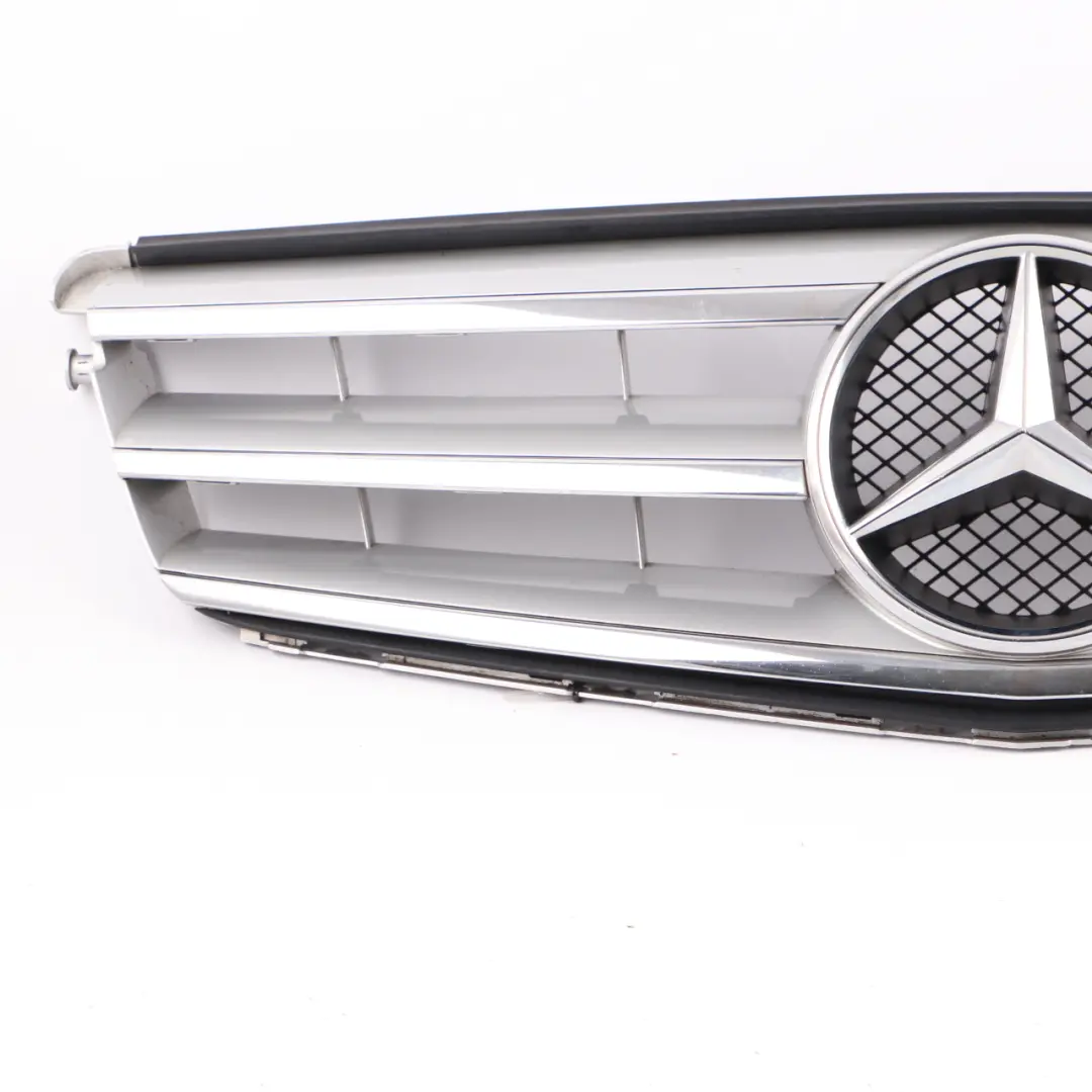 Hood Bonnet Grille Front Radiator Beam Trim Panel Silver Chrome to Mercedes W204 with Part number A2048800023 Mercedes W204 Hood Bonnet Grille Front Radiator Beam Trim Panel Silver Chrome - SKU A2048800023 - Part number A2048800023