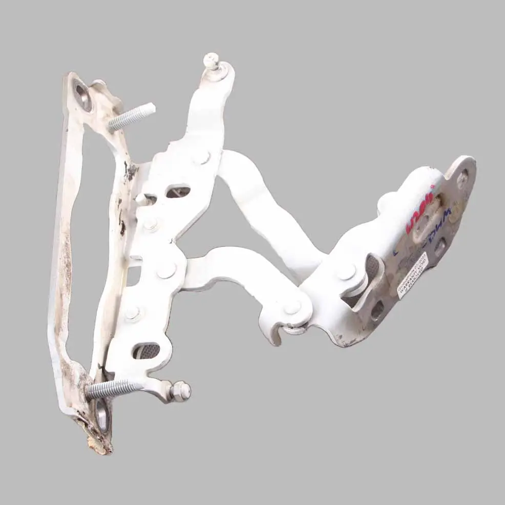 Hood Bonnet Hinge Left N/S Hood Diamond White - 799 to Mercedes W204 Coupe with Part number A2048800128 Mercedes W204 Coupe Hood Bonnet Hinge Left N/S Hood Diamond White - 799 - SKU A2048800128-DWM - Part number A2048800128