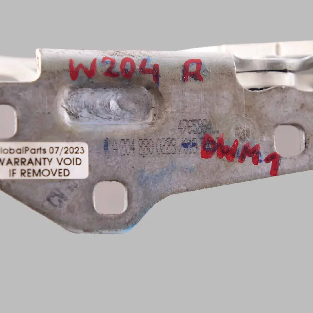 Hood Bonnet Hinge Right O/S Diamond White - 799 to Mercedes W204 Coupe with Part number A2048800228 Mercedes W204 Coupe Hood Bonnet Hinge Right O/S Diamond White - 799 - SKU A2048800228-DWM1 - Part number A2048800228