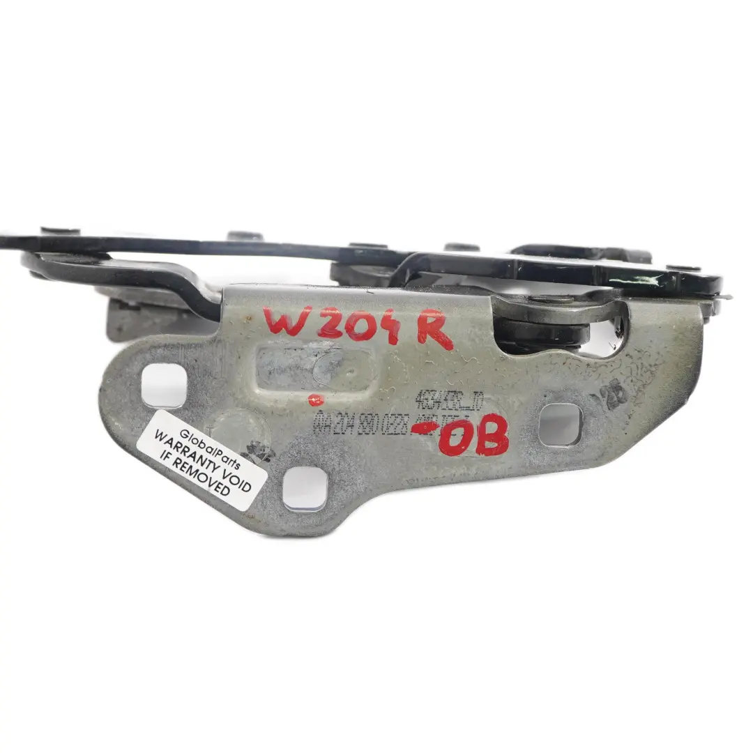  Hood Bonnet Hinge Mercedes W204 Coupe Right O/S Hood Opener Obsidian Black - 197 - SKU A2048800228-OB - Part number A2048800228