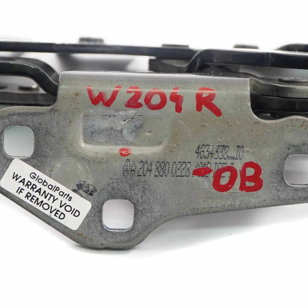  Cerniera Cofano Mercedes W204 Coupé Destra Apertura Cofano Nero Ossidiana - 197 - SKU A2048800228-OB - Numero di parte A2048800228