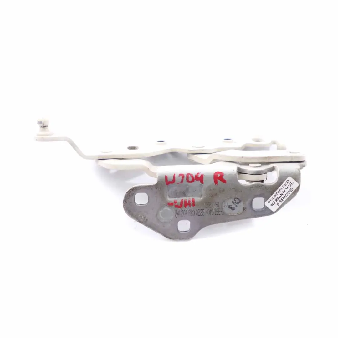 Coupé Cerniera cofano motore destra Bianco per Mercedes W204 con numero di parte A2048800228 Mercedes W204 Coupé Cerniera cofano motore destra Bianco - SKU A2048800228-WHI - Numero di parte A2048800228
