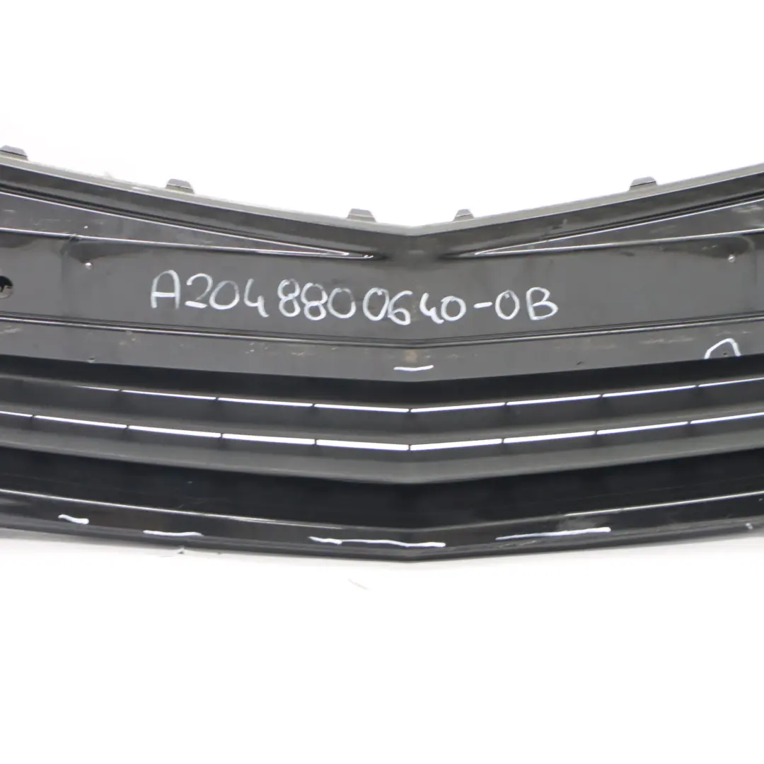 Mercedes W204 Zderzak Przedni AMG Obsidian Black Czarny Metalik - 197 - SKU A2048800640-OB - Numer Części A2048800640