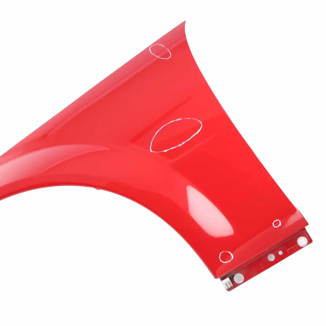 Mercedes W204 AMG C63 Front Left N/S Side Panel Wing Fender Feueropal Red - 590 - SKU A2048800718-FUP - Part number A2048800718