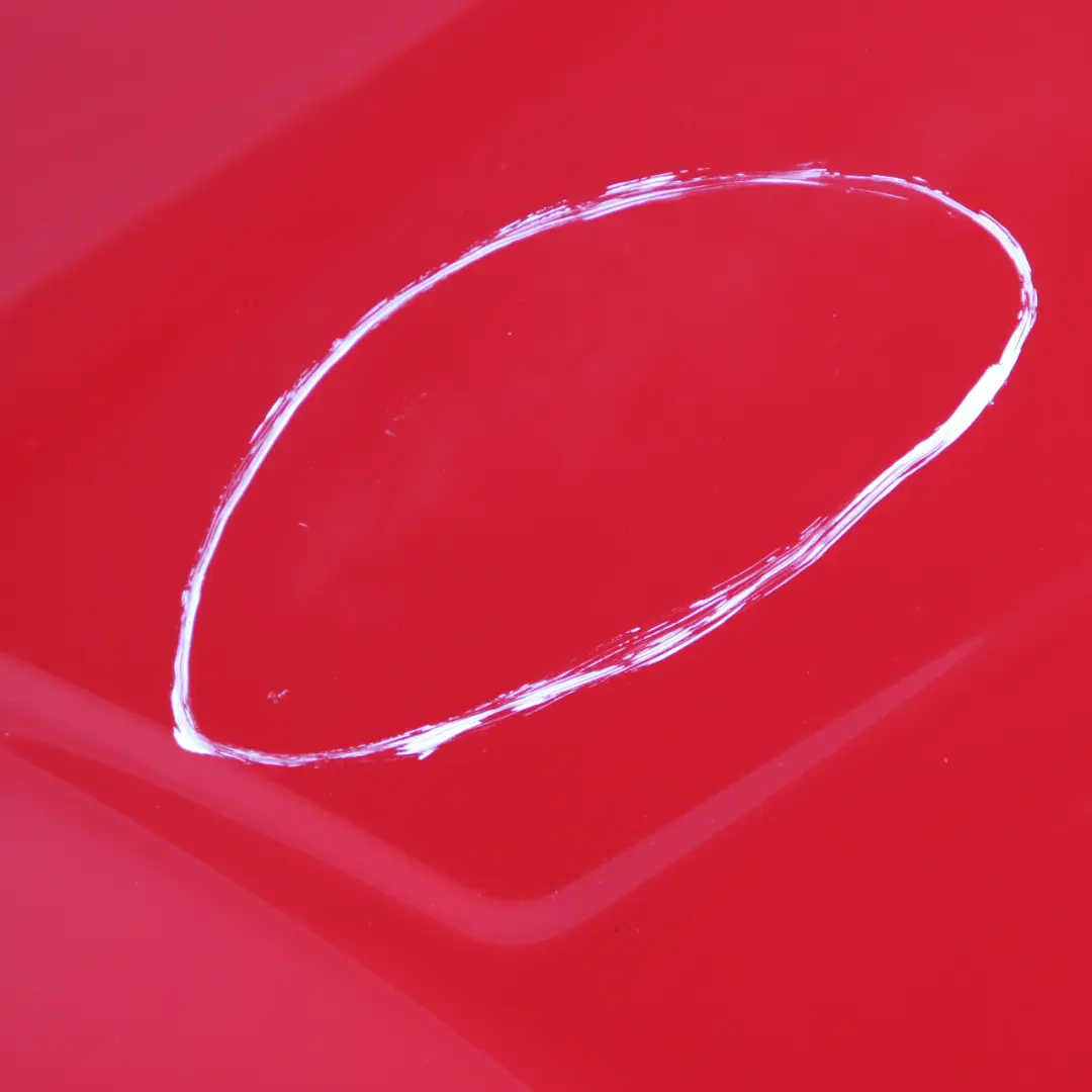 Mercedes W204 AMG C63 Front Left N/S Side Panel Wing Fender Feueropal Red - 590 - SKU A2048800718-FUP - Part number A2048800718