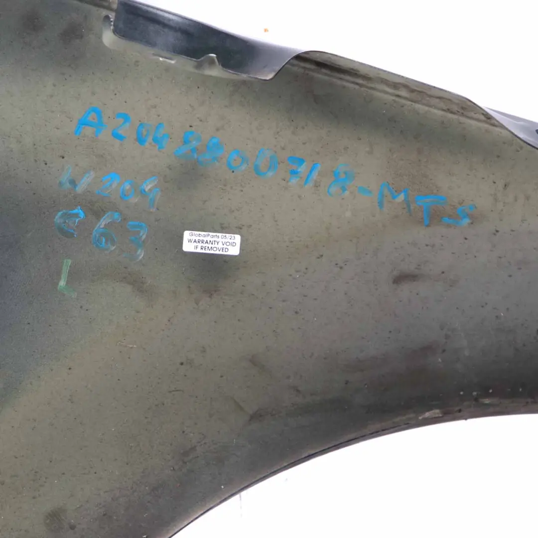 Side Panel Mercedes W204 AMG C63 Front Left N/S Wing Fender Magnetite Black 183 to with Part number A2048800718 Side Panel Mercedes W204 AMG C63 Front Left N/S Wing Fender Magnetite Black 183 - SKU A2048800718-MTS - Part number A2048800718