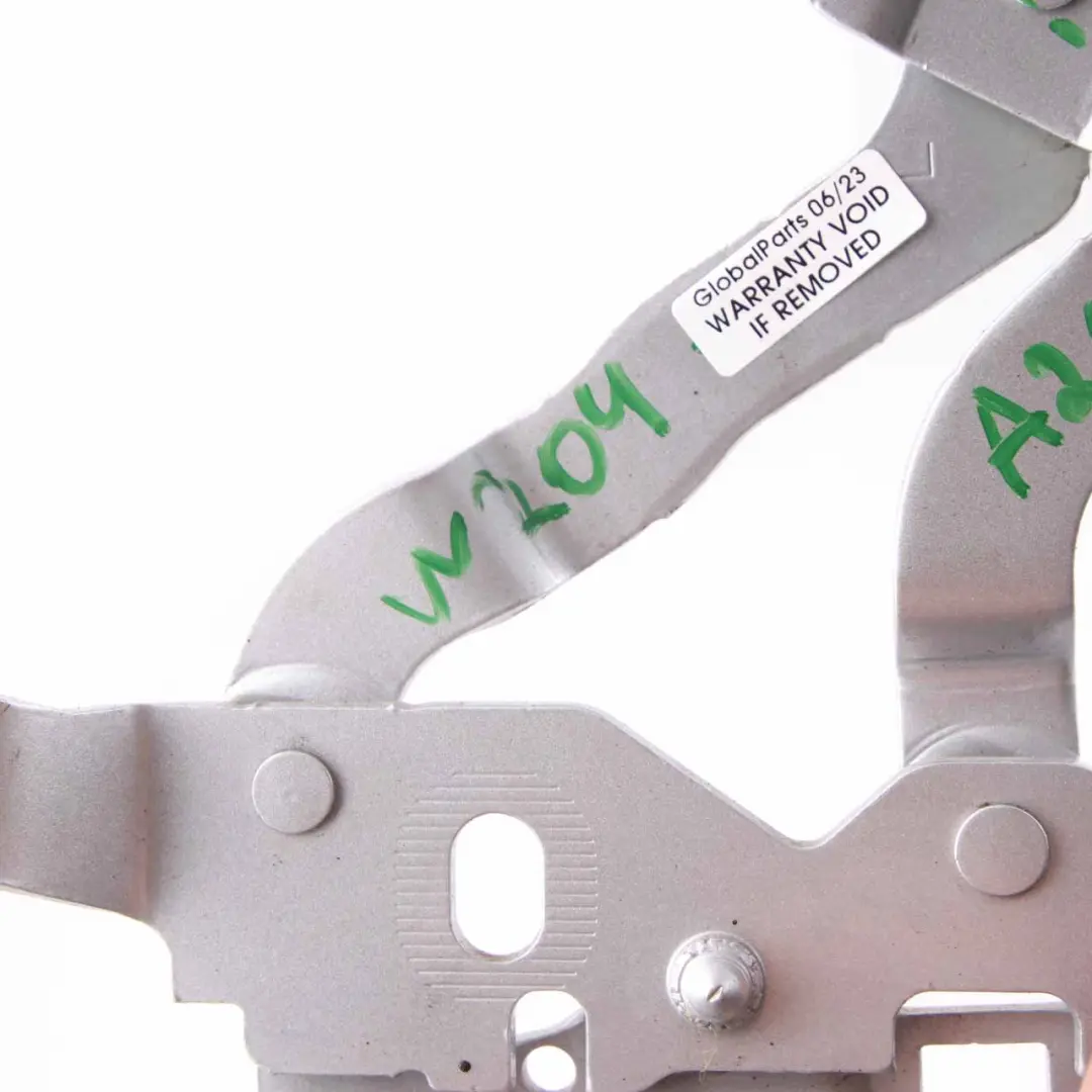 Mercedes W204 Hood Bonnet Hinge Front Left N/S Iridium Silver - 775 - SKU A2048800728-IRS - Part number A2048800728