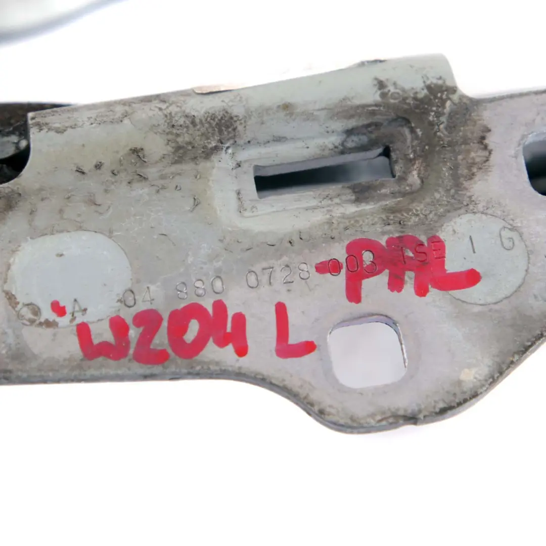 Mercedes-Benz C W204 Hinge Left N/S Bonnet Front Palladiumsilver Metallic - 792 to with Part number A2048800728 Mercedes-Benz C W204 Hinge Left N/S Bonnet Front Palladiumsilver Metallic - 792 - SKU A2048800728-PAL - Part number A2048800728