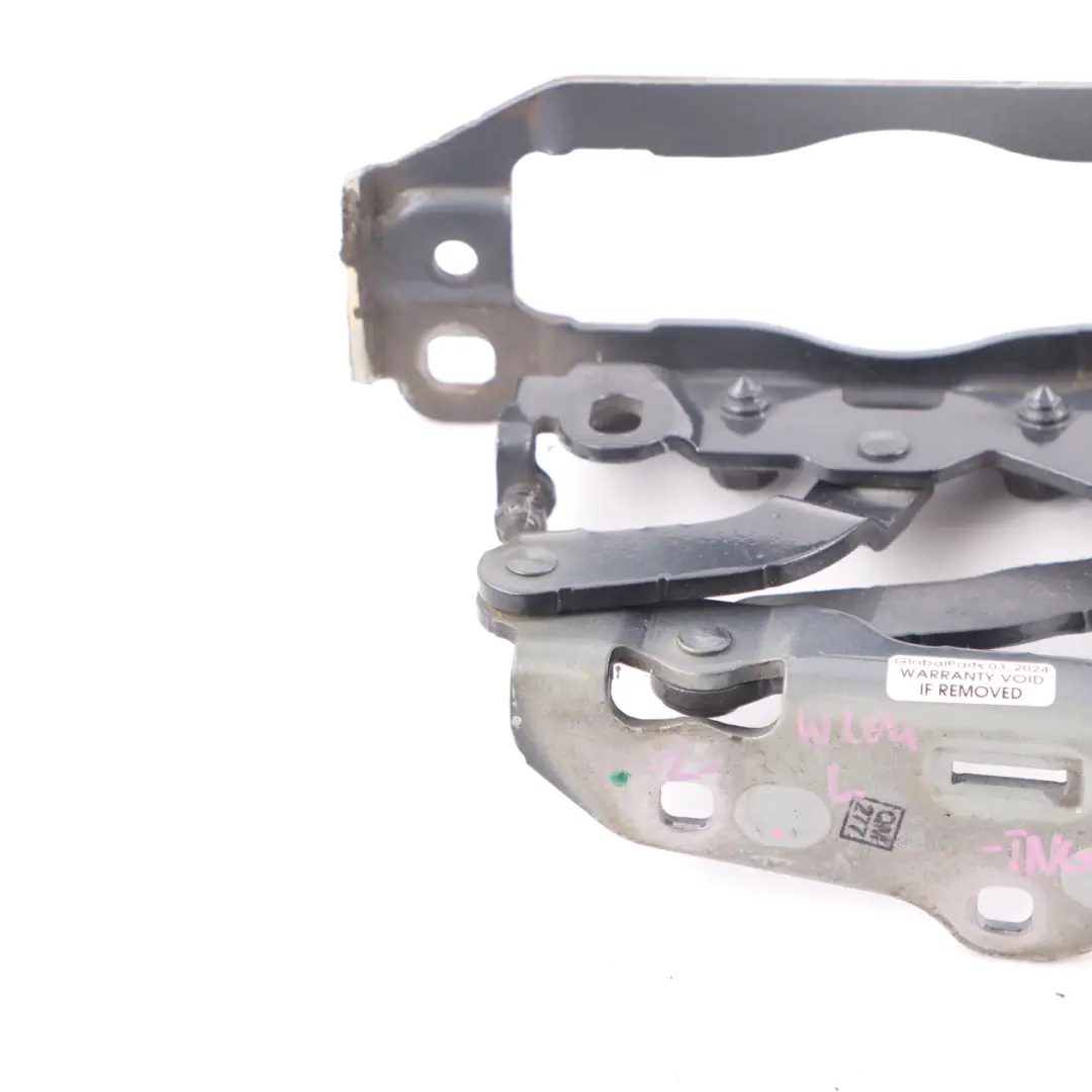 Hood Bonnet Hinge Front Left N/S Tenorite Grey - 755 to Mercedes W204 with Part number A2048800728 Mercedes W204 Hood Bonnet Hinge Front Left N/S Tenorite Grey - 755 - SKU A2048800728-TNG - Part number A2048800728