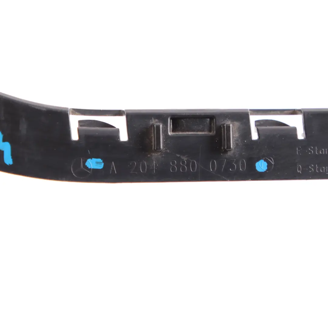  Bumper Support Mercedes W204 Bracket Rear Left N/S Mount Rail Trim - SKU A2048800730 - Part number A2048800730
