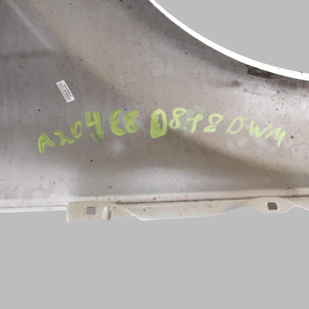 Side Panel Mercedes W204 AMG C63 Front Left N/S Wing Fender Diamond White - 799 to with Part number A2048800818 Side Panel Mercedes W204 AMG C63 Front Left N/S Wing Fender Diamond White - 799 - SKU A2048800818-DWM - Part number A2048800818