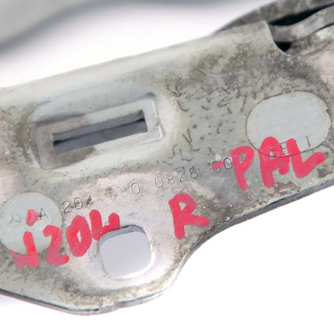 Mercedes-Benz C W204 Hinge Right O/S Bonnet Front Palladiumsilver Metallic - 792 to with Part number A2048800828 Mercedes-Benz C W204 Hinge Right O/S Bonnet Front Palladiumsilver Metallic - 792 - SKU A2048800828-PAL - Part number A2048800828