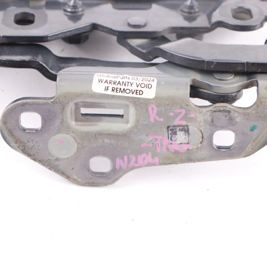  Bonnet Hinge Mercedes W204 W212 Right O/S Hood Tenorite Grey - 755 - SKU A2048800828-TNG - Part number A2048800828