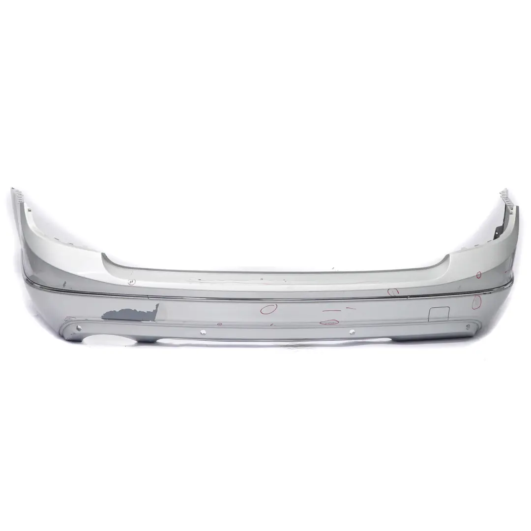Bumper Trim Panel Cover Avantgarde Iridium Silver - 775 to Mercedes S204 Rear with Part number A2048800947 Mercedes S204 Rear Bumper Trim Panel Cover Avantgarde Iridium Silver - 775 - SKU A2048800947-IRS - Part number A2048800947