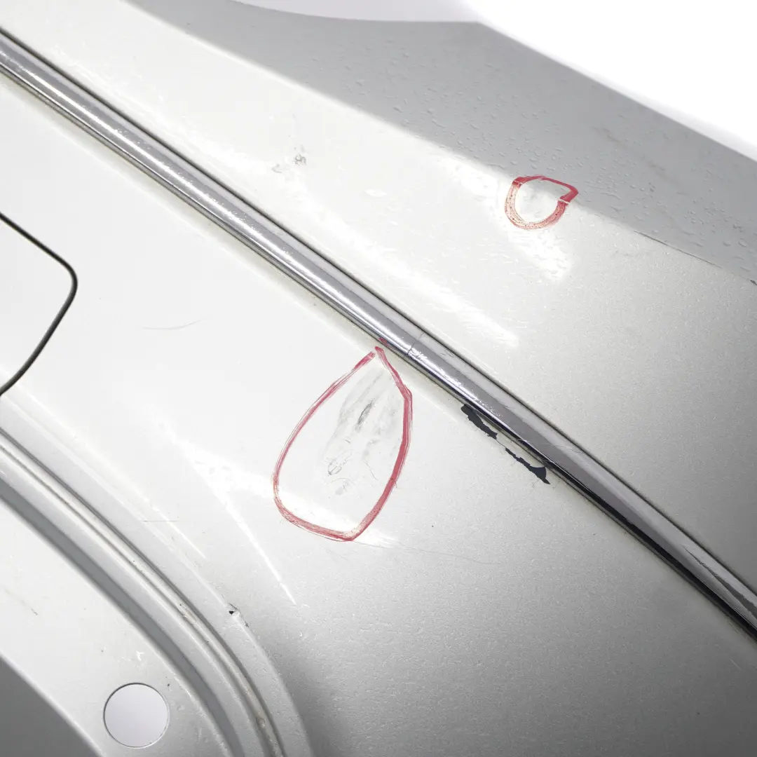 Mercedes S204 Rear Bumper Trim Panel Cover Avantgarde Iridium Silver - 775 - SKU A2048800947-IRS - Part number A2048800947