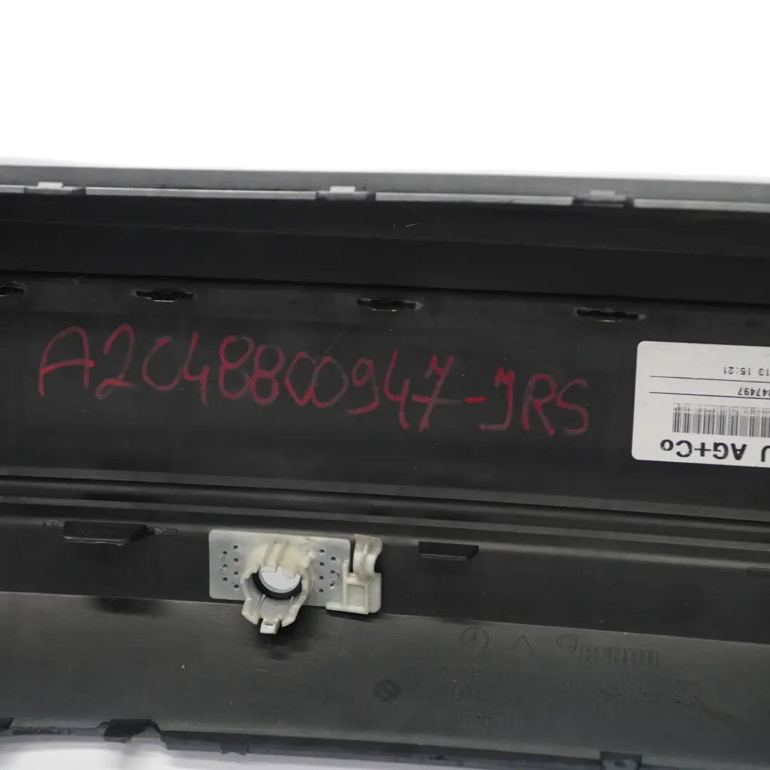 Mercedes S204 Rear Bumper Trim Panel Cover Avantgarde Iridium Silver - 775 - SKU A2048800947-IRS - Part number A2048800947