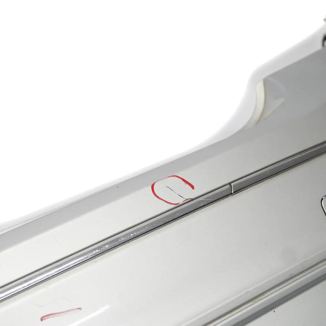 Mercedes S204 Rear Bumper Trim Panel Cover Avantgarde Iridium Silver - 775 - SKU A2048800947-IRS - Part number A2048800947