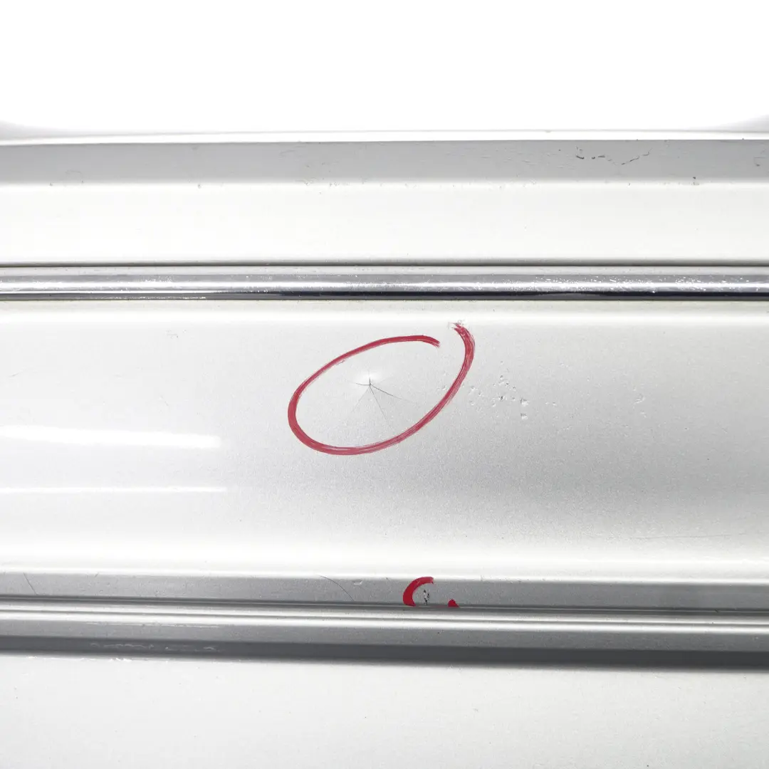 Mercedes S204 Rear Bumper Trim Panel Cover Avantgarde Iridium Silver - 775 - SKU A2048800947-IRS - Part number A2048800947