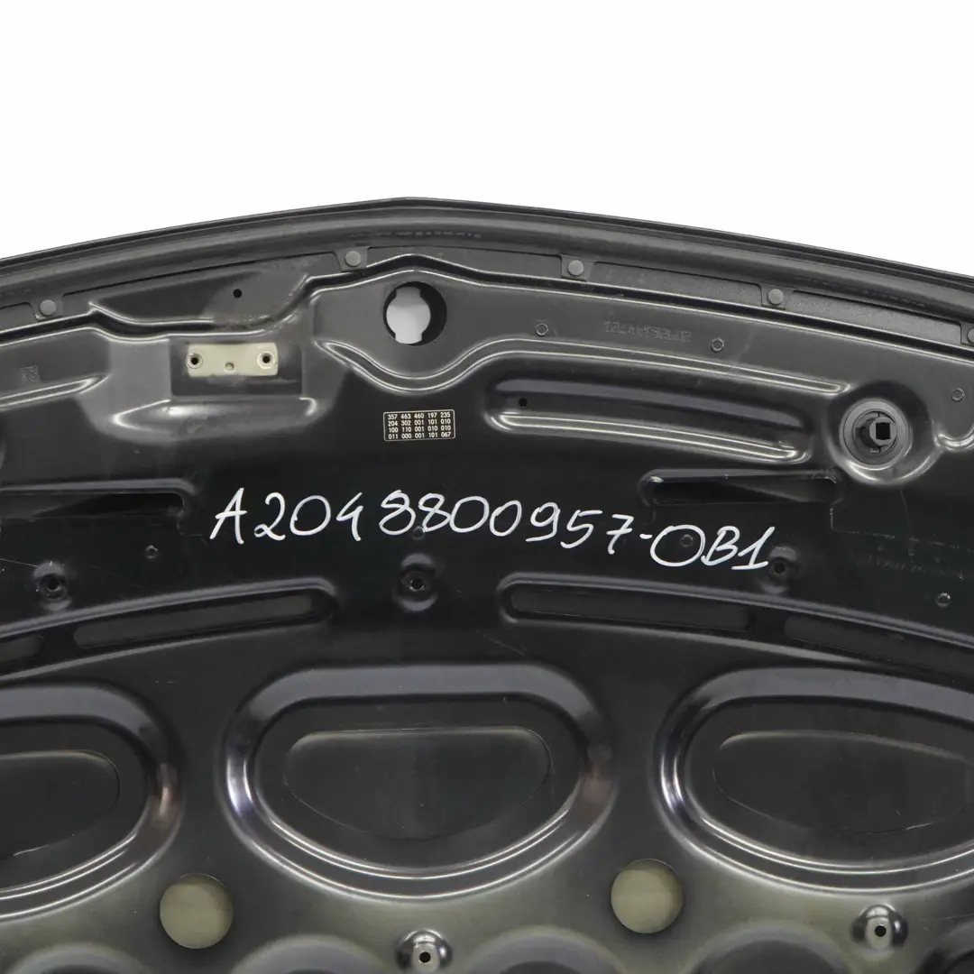 Mercedes W204 Maska Silnika Obsidian Black - 197 - SKU A2048800957-OB1 - Numer Części A2048800957