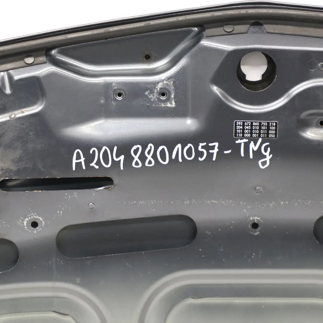 Mercedes W204 Hood Bonnet Trim Panel Engine Cover - SKU A2048801057-TNG - Part number A2048801057