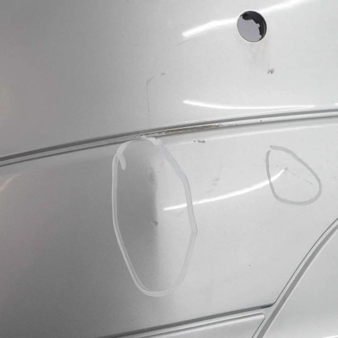 Bumper Trim Panel Cover Iridium Silver Metallic - 775 to Mercedes W204 Rear with Part number A2048801240 Mercedes W204 Rear Bumper Trim Panel Cover Iridium Silver Metallic - 775 - SKU A2048801240-IRS - Part number A2048801240