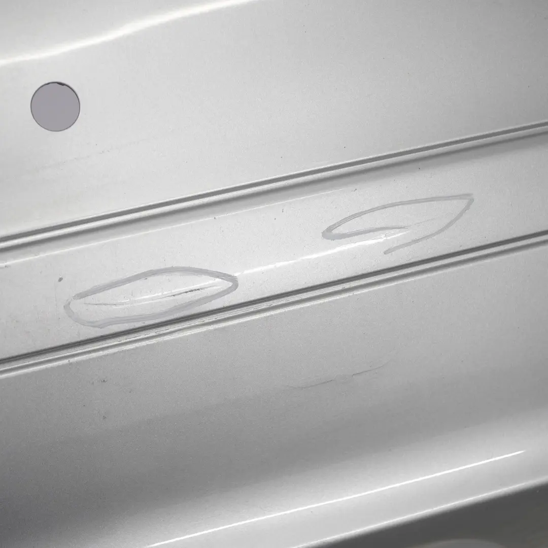 Bumper Trim Panel Cover Iridium Silver Metallic - 775 to Mercedes W204 Rear with Part number A2048801240 Mercedes W204 Rear Bumper Trim Panel Cover Iridium Silver Metallic - 775 - SKU A2048801240-IRS - Part number A2048801240