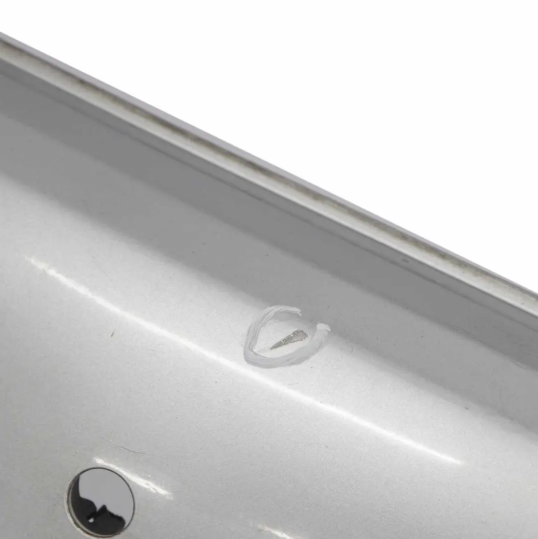 Bumper Trim Panel Cover Iridium Silver Metallic - 775 to Mercedes W204 Rear with Part number A2048801240 Mercedes W204 Rear Bumper Trim Panel Cover Iridium Silver Metallic - 775 - SKU A2048801240-IRS - Part number A2048801240