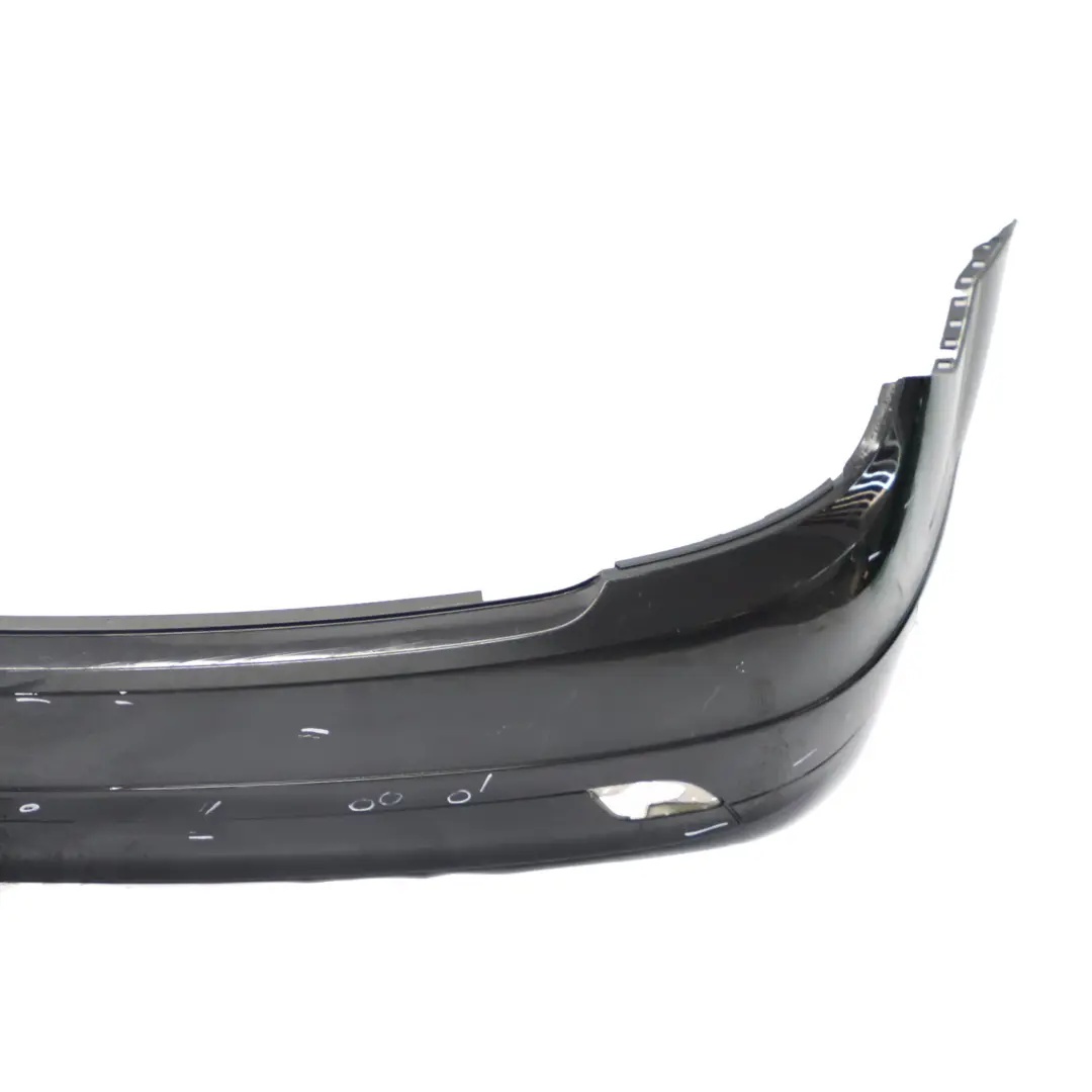 Mercedes W204 Rear Bumper Trim Panel Cover Obsidian Black - 197 - SKU A2048801240-OB - Part number A2048801240