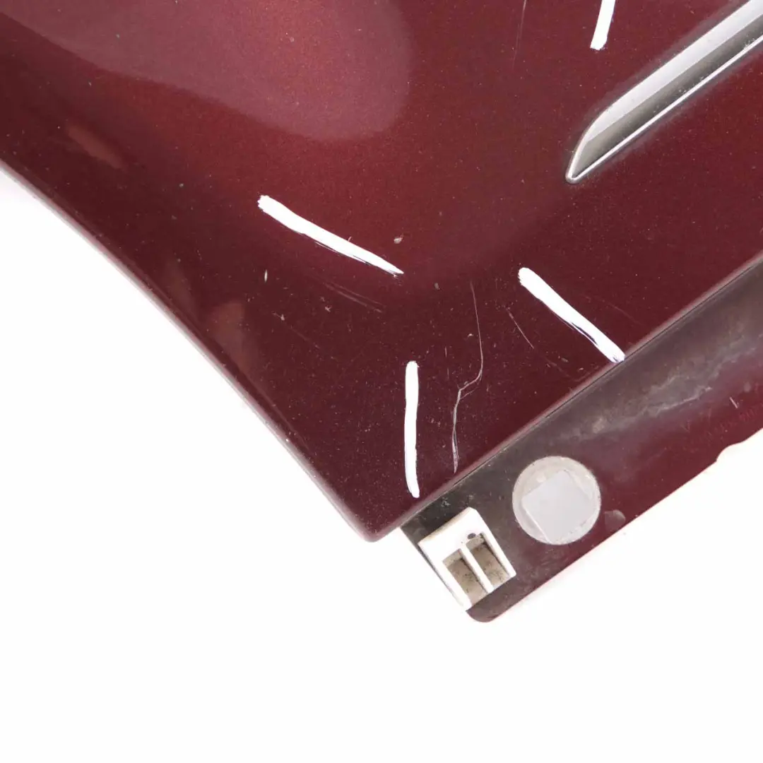 Side Wing Panel Front Left N/S Fender Carneol Red - 544 to Mercedes W204 with Part number A2048801318 Mercedes W204 Side Wing Panel Front Left N/S Fender Carneol Red - 544 - SKU A2048801318-CR - Part number A2048801318