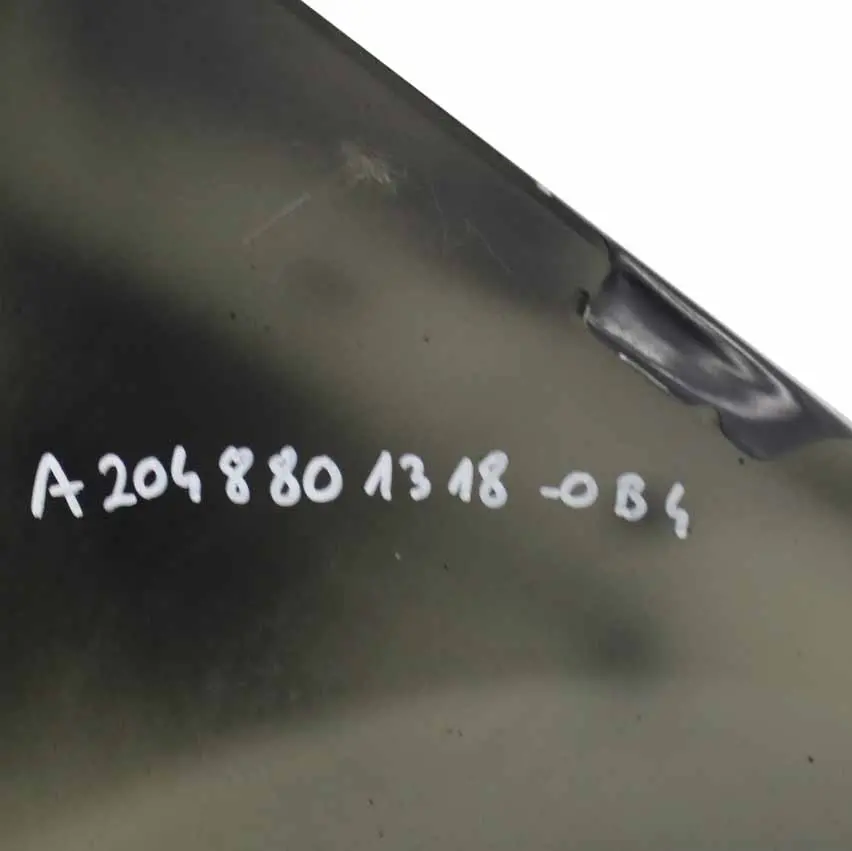 Mercedes W204 Side Wing Panel Front Left N/S Fender Obsidian Black Metallic 197 - SKU A2048801318-OB4 - Part number A2048801318