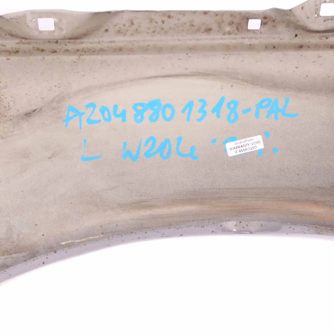 Side Wing Panel Front Left N/S Fender Palladium Silver - 792 to Mercedes W204 with Part number A2048801318 Mercedes W204 Side Wing Panel Front Left N/S Fender Palladium Silver - 792 - SKU A2048801318-PAL - Part number A2048801318