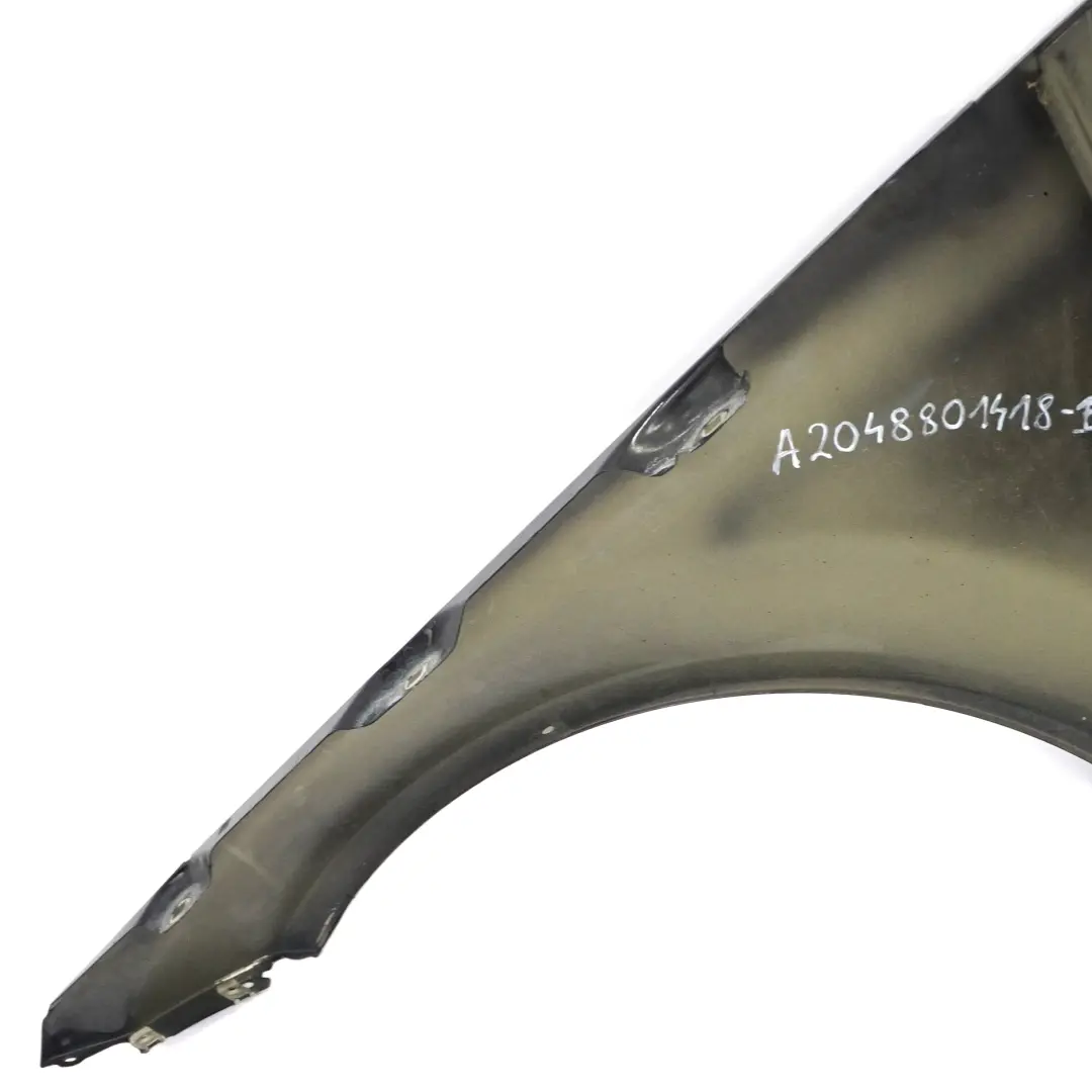 Mercedes W204 Front Right O/S Side Panel Wing Fender Black Painted - SKU A2048801418-BLA - Part number A2048801418