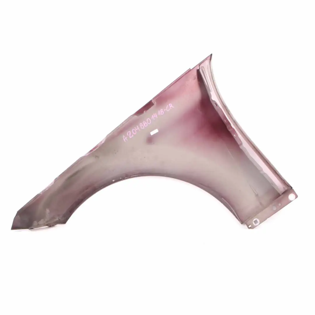 Side Wing Panel Front Right O/S Fender Carneol Red - 544 to Mercedes W204 with Part number A2048801418 Mercedes W204 Side Wing Panel Front Right O/S Fender Carneol Red - 544 - SKU A2048801418-CR - Part number A2048801418