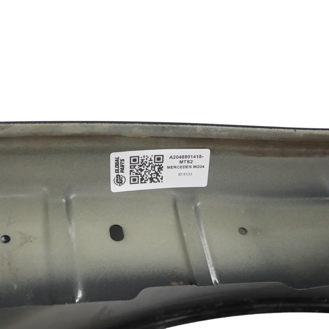 Mercedes W204 Panel lateral delantero derecho Fender Magnetit Schwarz Negro 183 - SKU A2048801418-MTS2 - Número de pieza A2048801418