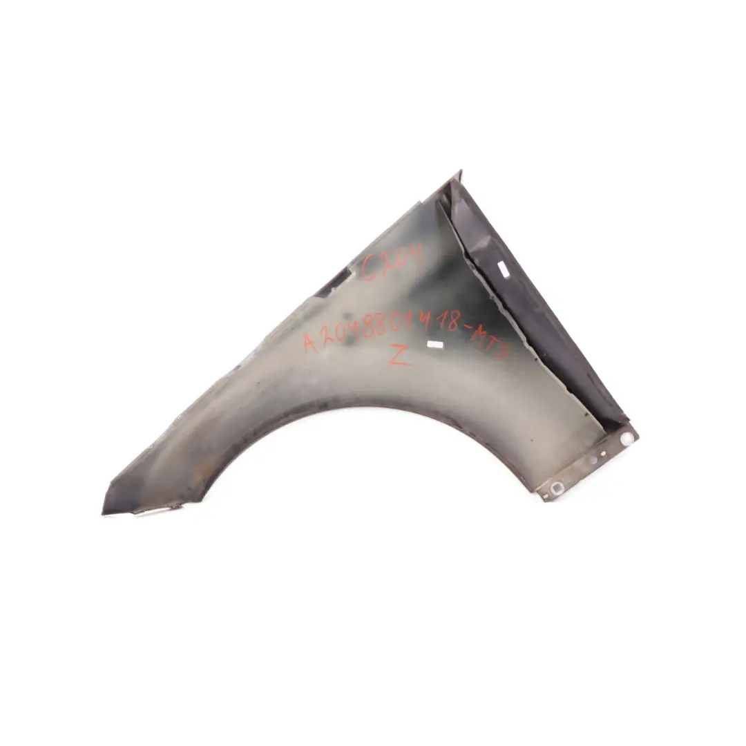 Mercedes W204 Side Wing Panel Front Right O/S Fender Magnetit Schwarz Black - SKU A2048801418-MTS - Part number A2048801418