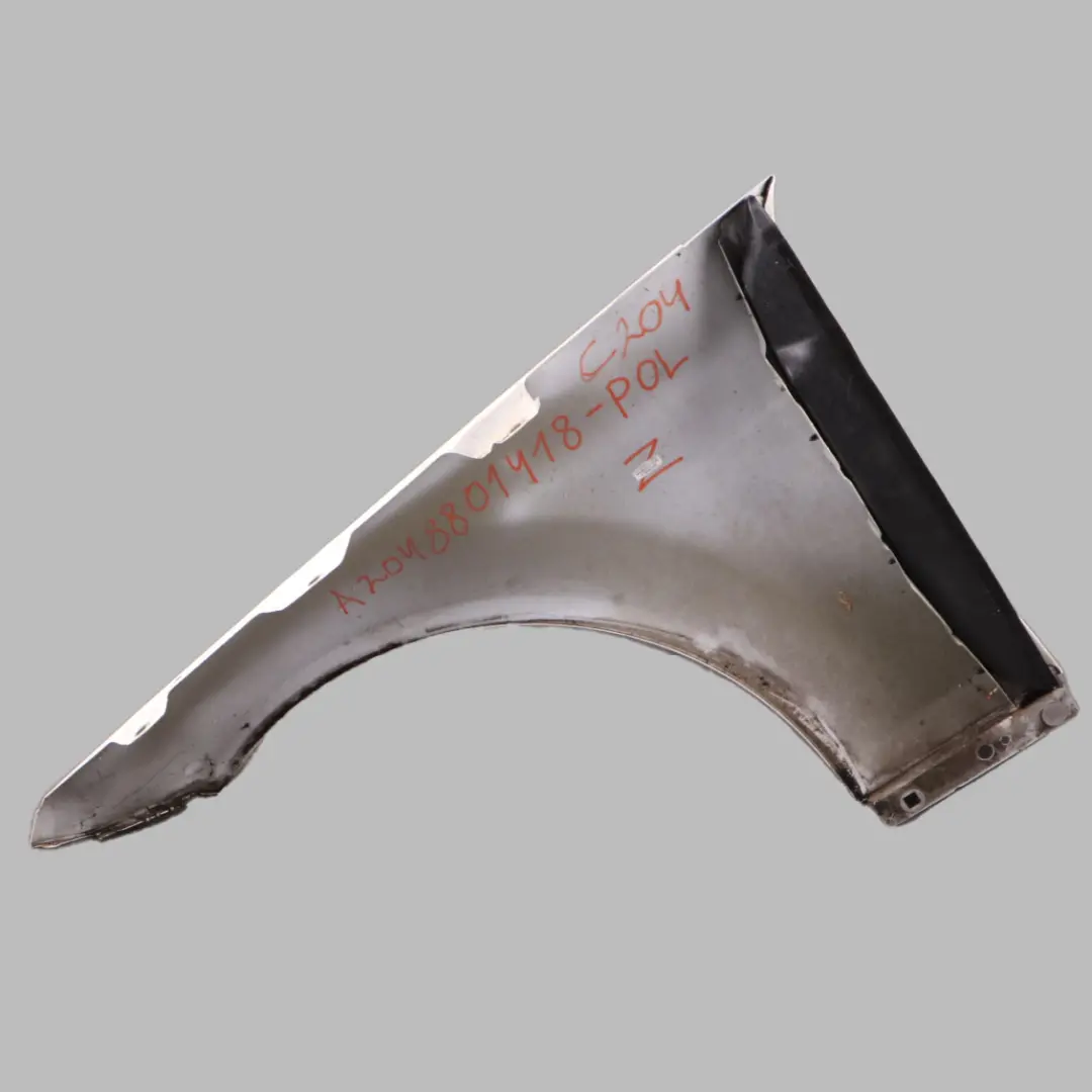 Side Wing Panel Front Right O/S Fender Polar White - 149 to Mercedes W204 with Part number A2048801418 Mercedes W204 Side Wing Panel Front Right O/S Fender Polar White - 149 - SKU A2048801418-POL - Part number A2048801418