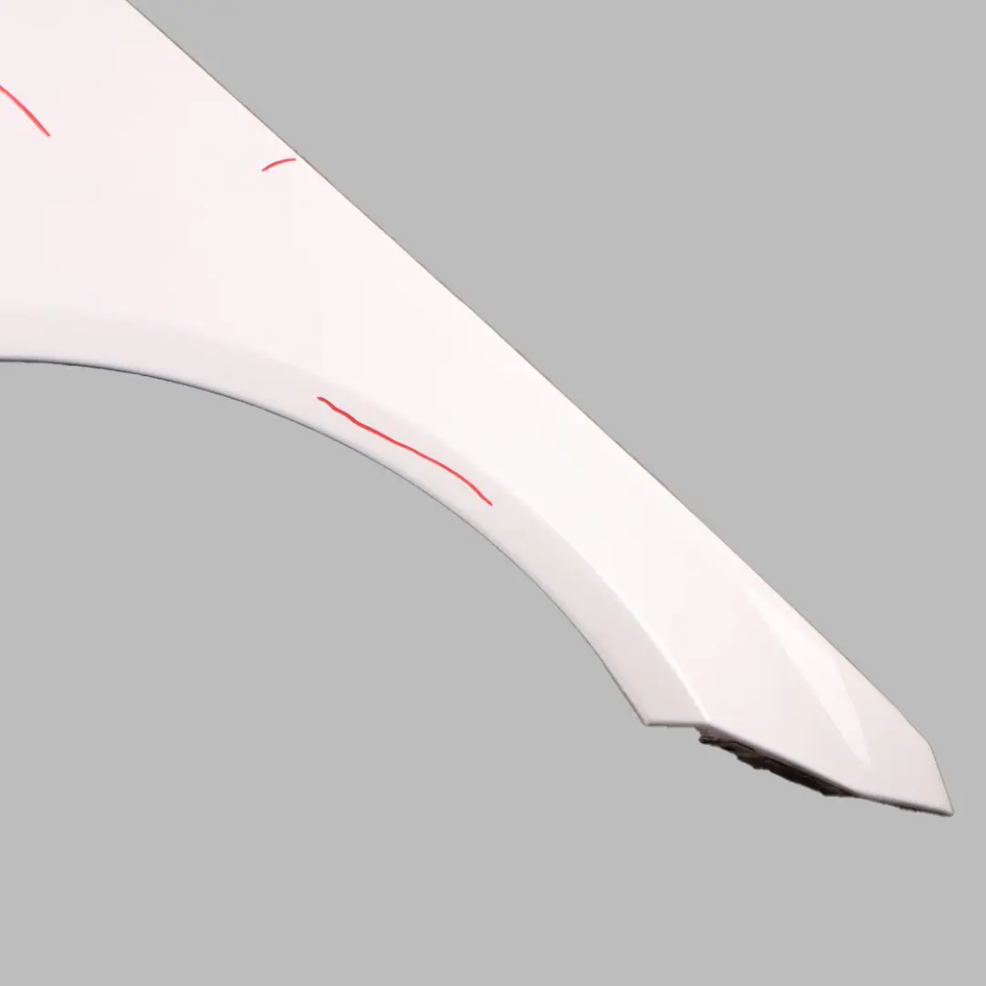 Side Wing Panel Front Right O/S Fender Polar White - 149 to Mercedes W204 with Part number A2048801418 Mercedes W204 Side Wing Panel Front Right O/S Fender Polar White - 149 - SKU A2048801418-POL - Part number A2048801418