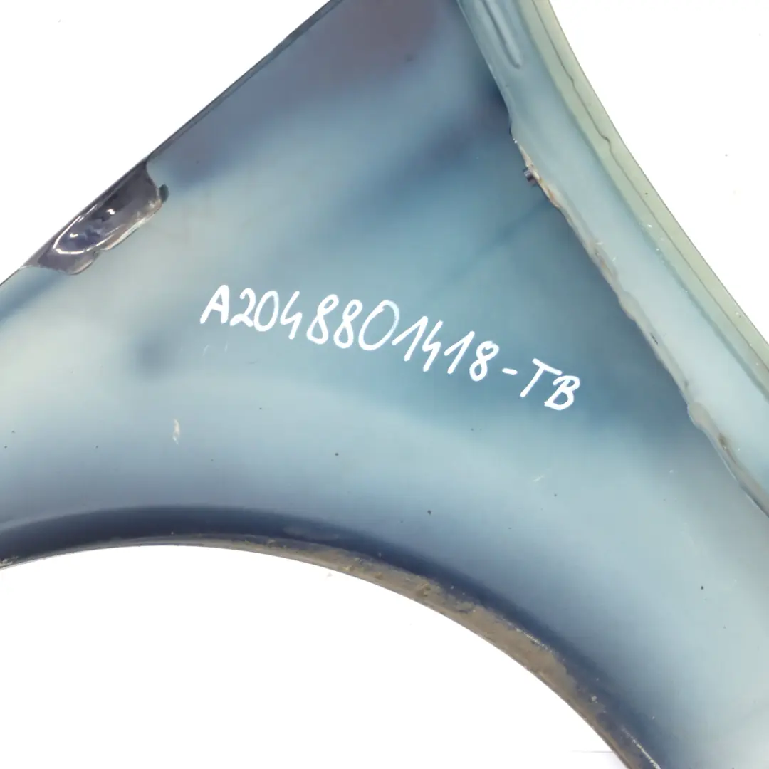 Mercedes W204 Seitenkotflügel vorne rechts Fender Tanzanite Blau - 359 - SKU A2048801418-TB - Teilenummer A2048801418