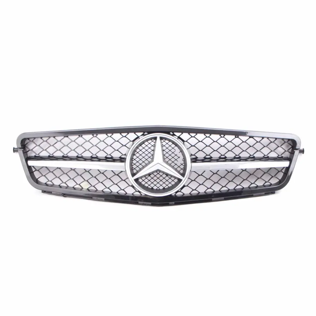 Mercedes C204 Hood Bonnet Grille Front Radiator Beam Trim Panel Black Chrome - SKU A2048802083 - Part number A2048802083