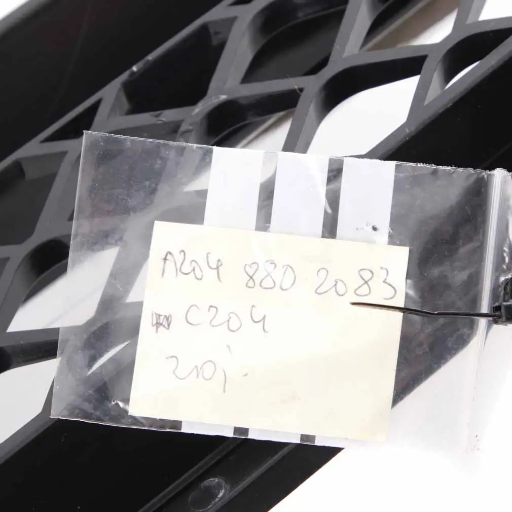 Hood Bonnet Grille Front Radiator Beam Trim Panel Black Chrome to Mercedes C204 with Part number A2048802083 Mercedes C204 Hood Bonnet Grille Front Radiator Beam Trim Panel Black Chrome - SKU A2048802083 - Part number A2048802083