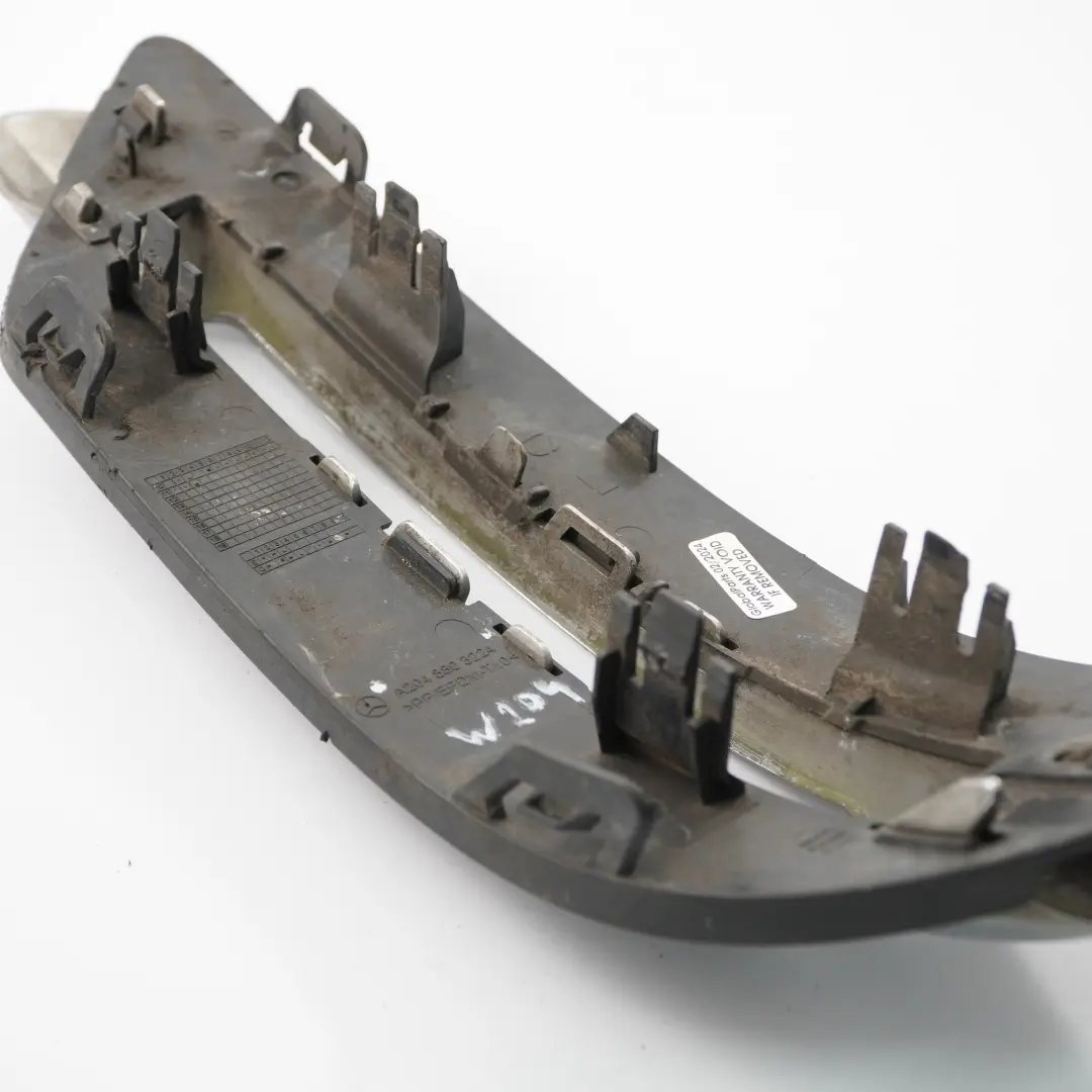 Front Bumper Grille Left N/S Grid Cover Trim Strip to Mercedes W204 with Part number A2048803224 Mercedes W204 Front Bumper Grille Left N/S Grid Cover Trim Strip - SKU A2048803224 - Part number A2048803224