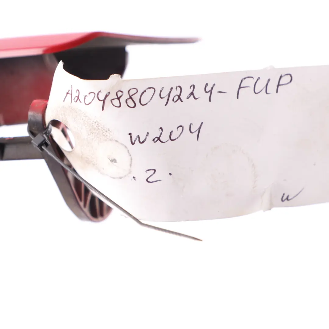 Headlight Washer Cover Left N/S Fire Opal Red - 590 to Mercedes W204 with Part number A2048804224 Mercedes W204 Headlight Washer Cover Left N/S Fire Opal Red - 590 - SKU A2048804224-FUP - Part number A2048804224