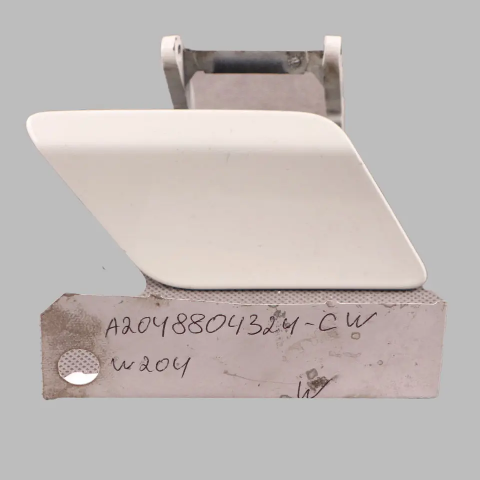 Headlight Washer Jet Cover Right O/S Calcite White to Mercedes W204 with Part number A2048804324 Mercedes W204 Headlight Washer Jet Cover Right O/S Calcite White - SKU A2048804324-CW - Part number A2048804324