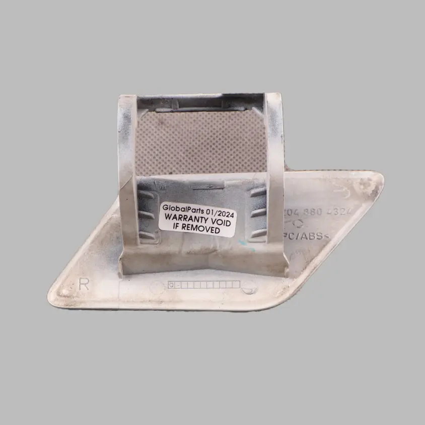 Mercedes W204 Headlight Washer Jet Cover Right O/S Calcite White - SKU A2048804324-CW - Part number A2048804324