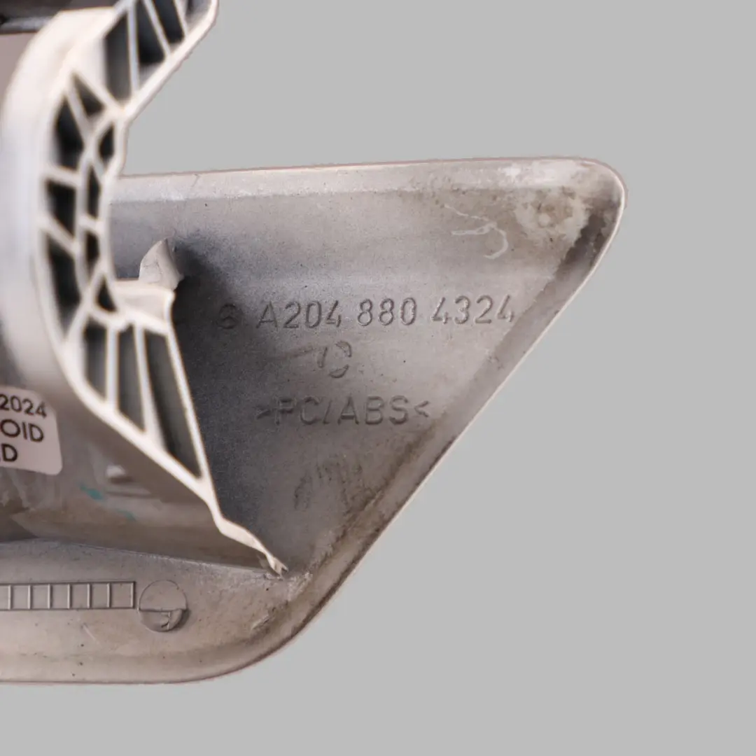 Headlight Washer Jet Cover Right O/S Calcite White to Mercedes W204 with Part number A2048804324 Mercedes W204 Headlight Washer Jet Cover Right O/S Calcite White - SKU A2048804324-CW - Part number A2048804324