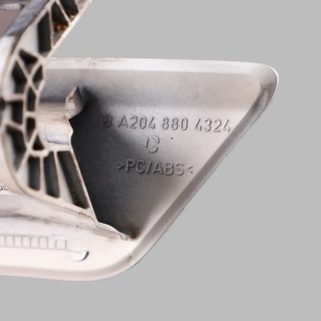 Mercedes W204 Headlight Washer Jet Cover Right O/S Diamond White 799 - SKU A2048804324-DWM - Part number A2048804324