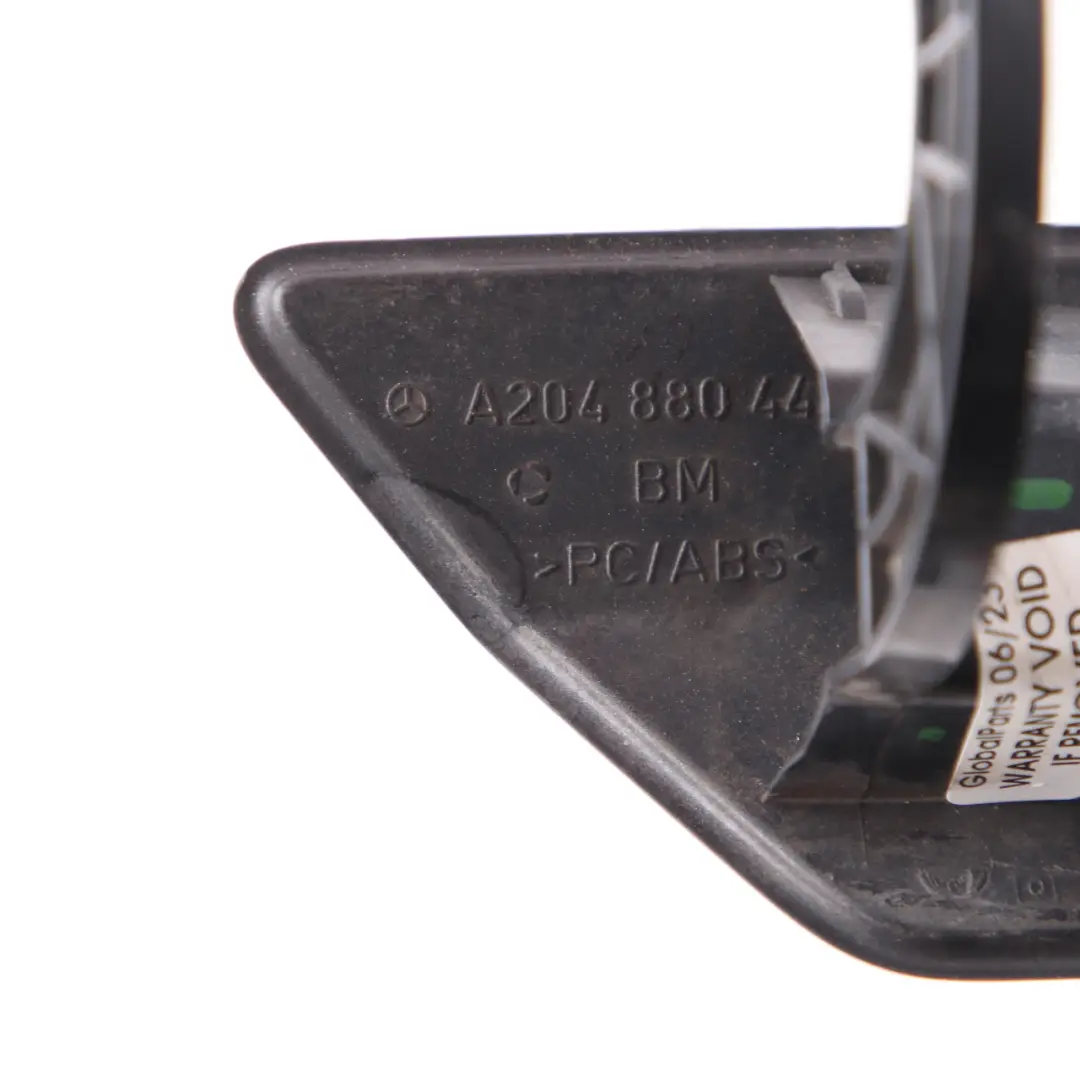 Headlight Washer Cover Left N/S Magnetite Black to Mercedes W204 AMG with Part number A2048804424 Mercedes W204 AMG Headlight Washer Cover Left N/S Magnetite Black - SKU A2048804424-MTS - Part number A2048804424